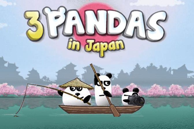 3匹のパンダinジャパン