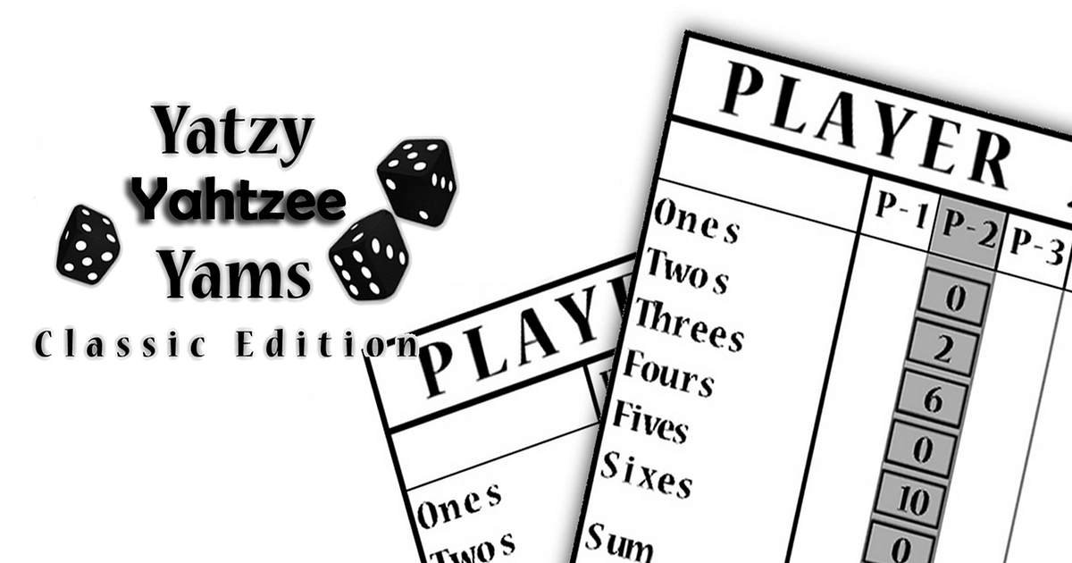 Yatzy Yahtzee Yams Classic Edition 無料オンラインゲーム FunnyGames