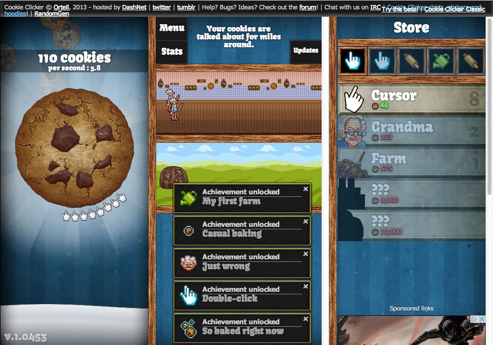 play free cookie clicker game