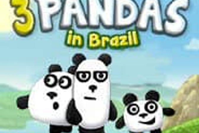 ブラジルの３頭のパンダ
