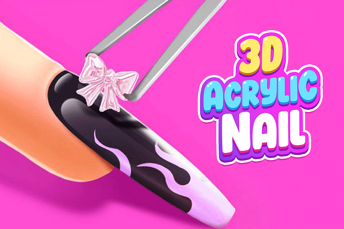 スリーディーアクリルネイルアートゲーム