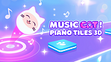 ミュージック・キャット：ピアノタイル3D