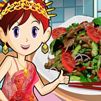 サラのクッキングクラス・タイぎゅうにくサラダ